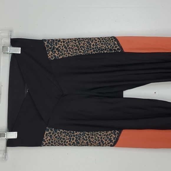 Beach Riot Sport Leggings Tori Cheetah Leopard Print Crossover Waist Womens S - Picture 2 of 10
